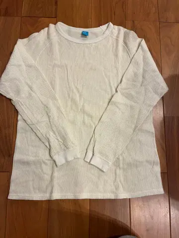 굿온 화이트 리브 긴팔 티셔츠 L