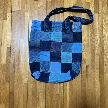 MASTRO 데님 패치워크 토트백 일본제