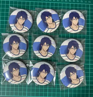 테니스의 왕자님 오시타리 유시 캔뱃지 9개 점프 페스타