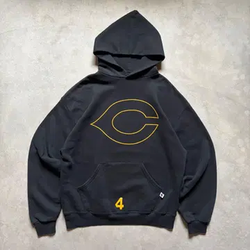 러셀 블랙 후드티 RUSSELL ATHLETIC