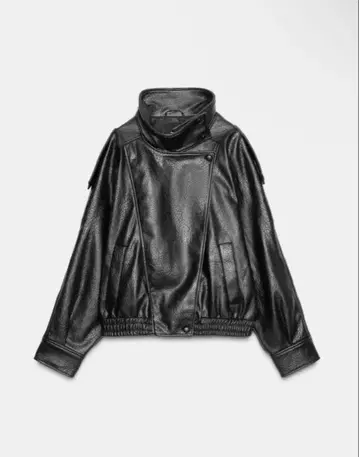 ZARA 페이크 가죽 자켓