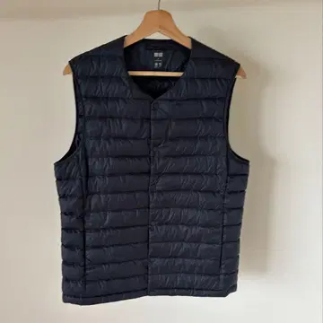 유니클로 네이비 다운 베스트