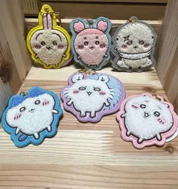 치이카와 (먼작귀) 복슬복슬 사가 자수 키링