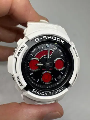 [새상품급] G-SHOCK 화이트 아날로그 손목시계