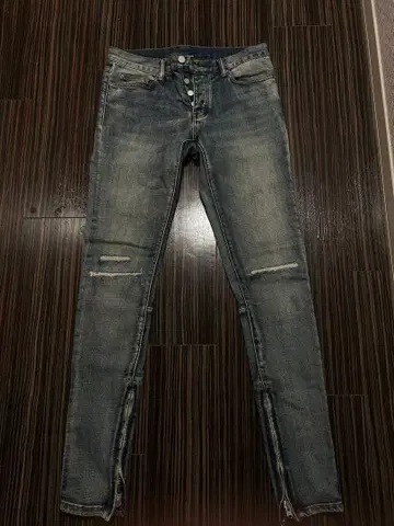 mnml 스키니 데님 사이즈 30 데미지 가공 1