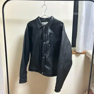 BACKERS 블랙 가죽 자켓 M 사이즈
