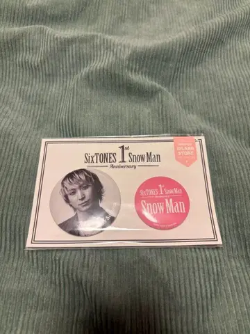 SnowMan 캔뱃지 사쿠마 다이스케