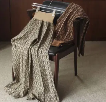 todayful 패턴 니트 레깅스 36 카멜