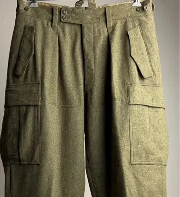 1960년 독일군 울 팬츠 올리브 그린