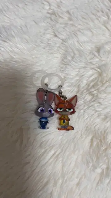 주토피아 메지루시 액세서리 닉 와일드 x 1 주디 홉스 x 1