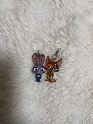 주토피아 메지루시 액세서리 닉 와일드 x 1 주디 홉스 x 1