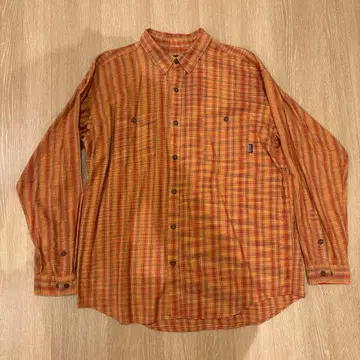 patagonia 체크 무늬 플란넬 셔츠 XL