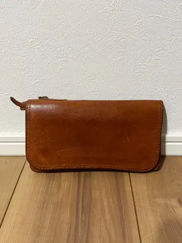 브라운 가죽 장지갑 corbo, 좋은 멋이 나옵니다