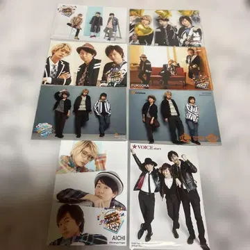 성우 포토 카드 8장 세트 에구치 타쿠야 기무라 료헤이 요나가 츠바사 1