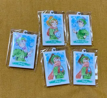 닌타마 란타로 파샤코레 미니 아크릴 키링 이사쿠 루사부로 센조 쵸지