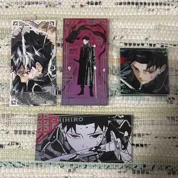 카구라바치 아크릴 마그넷 금박 스티커 무로히라 치카라