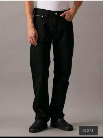 현행 Calvin Klein 스트레이트 데님 블랙 w30 컨디션 최상