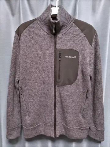 몽벨 미텔레기 풀 집업 스웨터 코코아 브라운