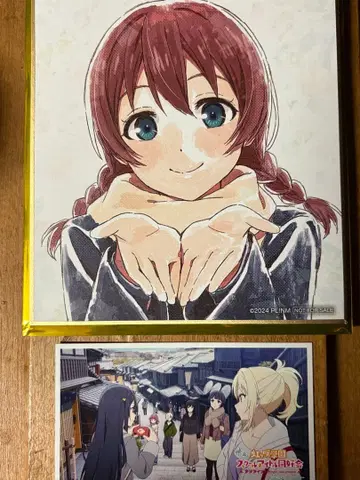 러브 라이브 니지가사키 입장객 선물 그려내린 미니 색지 에마 베르데