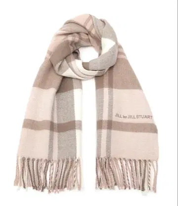 JILL by JILL STUART 자수로고 체크 스톨