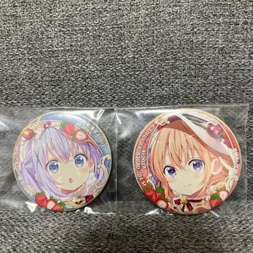 주문토끼 아틀레 아키하바라 Anisugar 보틀 케이크 구매 특전 캔뱃지