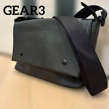 GEAR3 블랙 나일론 숄더백 최종 특가