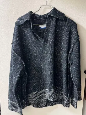 MAISON SPECIAL 오버 사이즈 스키퍼 니트 스웨터