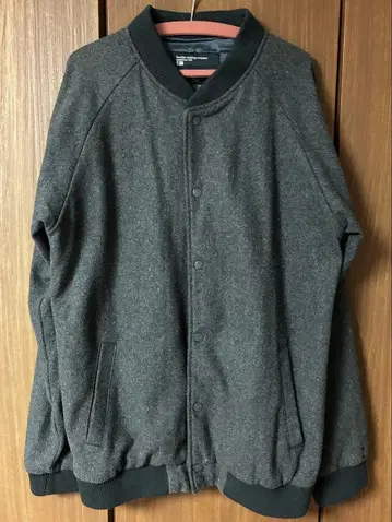 [레어] 4Star 울 바시티 자켓 XL 차콜