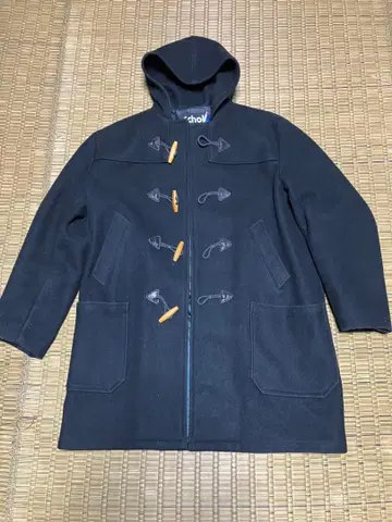 Schott 블랙 더플 코트 40