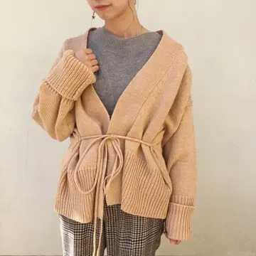 Kastane 리브 가디건 긴팔