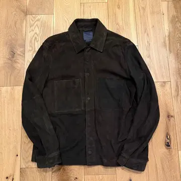 ZARA 자라 다크 브라운 스웨이드 자켓