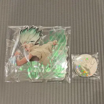 Dr.STONE 이시가미 센쿠 아크릴 스탠드 캔뱃지