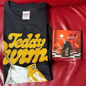 Teddy Swims 티셔츠 M 사이즈 친필 사인 포함 포토 카드