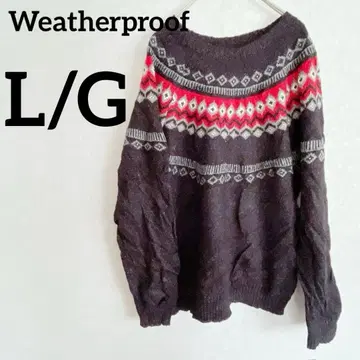 할인 Weatherproof 오프숄더 니트 스웨터 L/G 사이즈