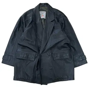 80-90s 가죽 자켓 더블 라이더 자켓 램 가죽