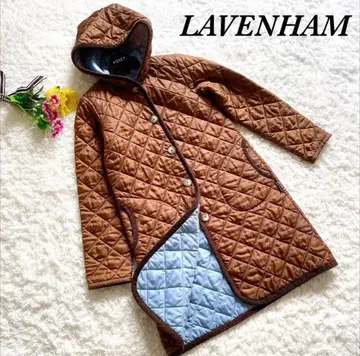 LAVENHAM 라벤햄 퀼팅 자켓 M 사이즈 오렌지