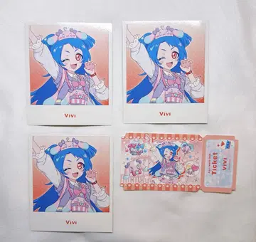 비밀의 아이프리 아이프리월드 카드 티켓풍 스티커 비비