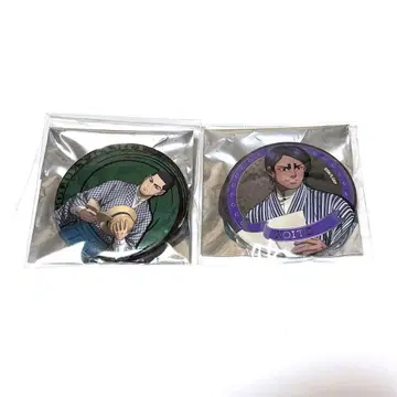 골든 카무이 메이지 마을 콜라보 메탈릭 캔뱃지 코토 아시리파