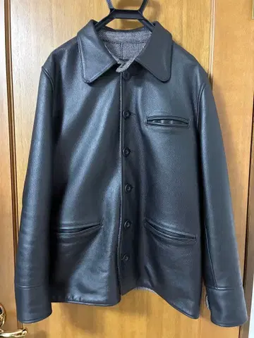 블랙 가죽 자켓
