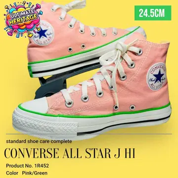컨버스 올스타 네온 파이핑 핑크 봄 색상 귀여운
