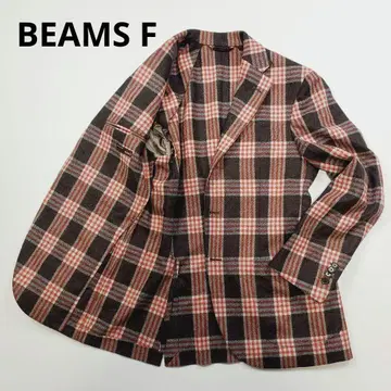 BEAMSF 고급 테일러드 자켓 울100% 트위드 본절