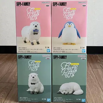 [ 미개봉 ] SPY x FAMILY 플러피 수수료 4체 세트