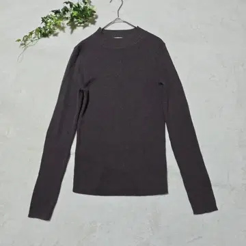 새상품급 GU 리브 넥 긴팔 스웨터 [ S ]