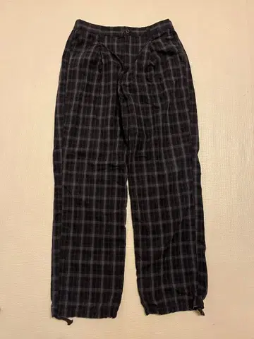 GAP 배기 체크 팬츠