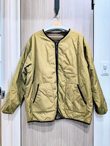 COEN 코엔 카키 퀼팅 자켓