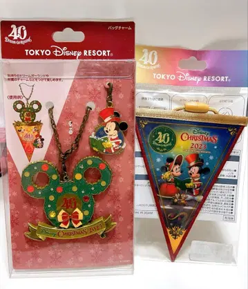 새상품 디즈니랜드 40주년 크리스마스 가랜드 백참