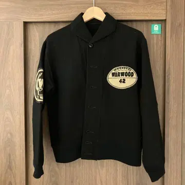 새상품급 레어 Warehouse 웨어하우스 자켓 바시티 자켓 36 블랙