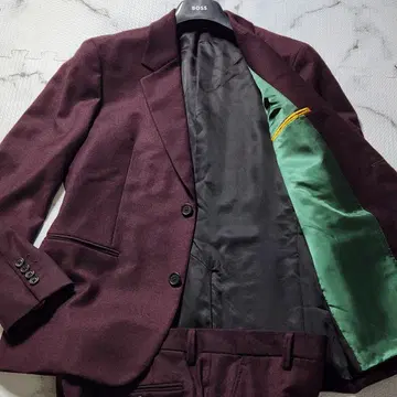 구하기 어려움 폴스미스 현행 택 수트 캐시미어 셋업 보르도