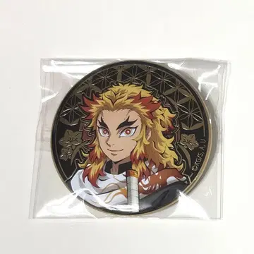 렌고쿠 쿄쥬로 AGF 귀멸의 칼날 릴리프 메탈 캔뱃지