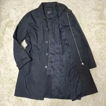 L&B HOMME 코트 L 블랙 롱 코트